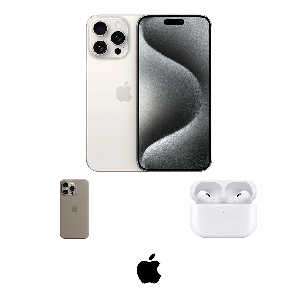 Funda Doble iPhone 15 Pro Silicona Transparente Delantera y Trasera