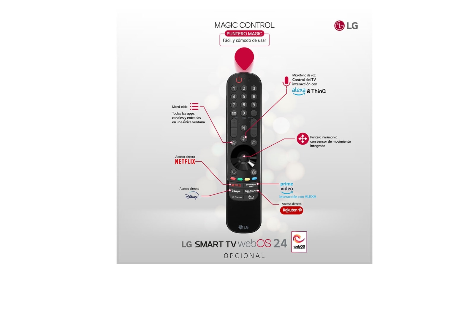 LG 50 pulgadas TV LG UHD AI 4K serie UT73 con Smart TV WebOS24, 50UT73006LA