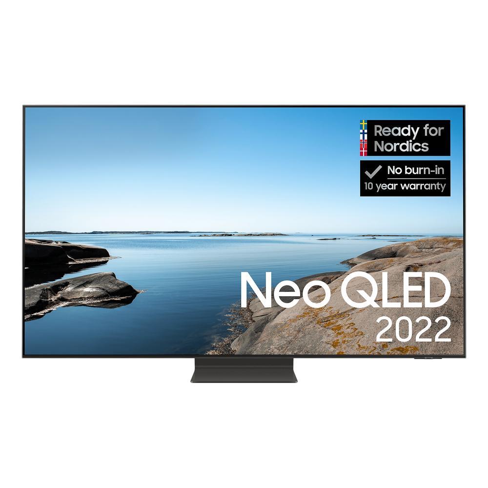 Televisor Neo QLED 55″ SAMSUNG QE55QN91BATXXC 4K Ultra HD Gris F